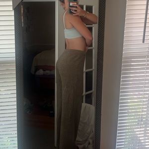 Zara Tan Knit Pants